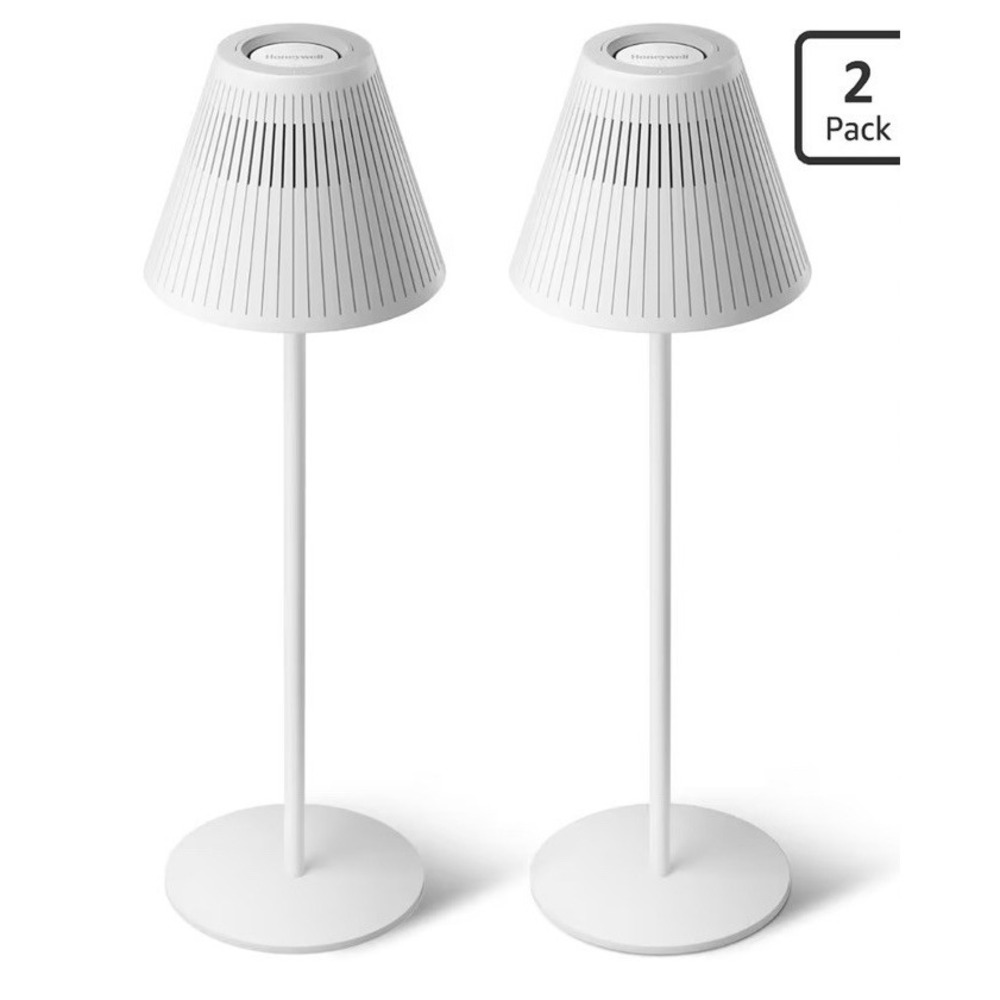 Honeywell Cordless Table Lamps Rechargeable Set of 2, M1 Sunturalux Portable LED